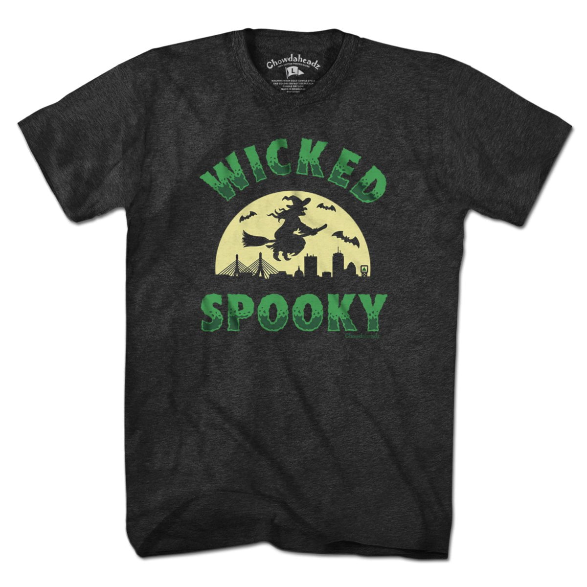 Wicked Spooky Witch Skyline T-Shirt product image 1