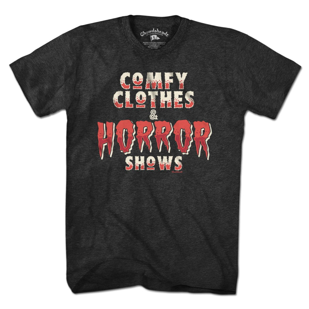 Comfy Clothes & Horror Shows T-Shirt product image 3