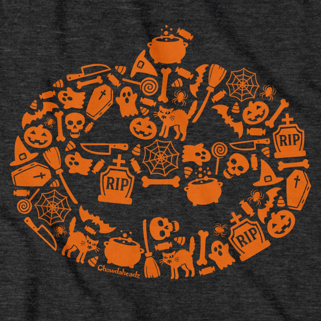 Halloween Icons Pumpkin T-Shirt product image 2