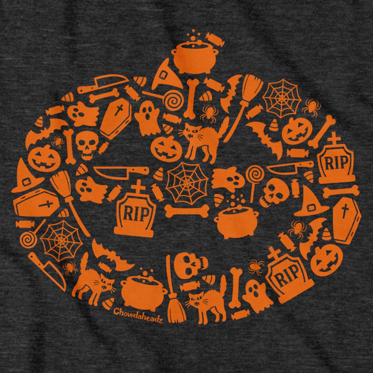Halloween Icons Pumpkin T-Shirt product image 2
