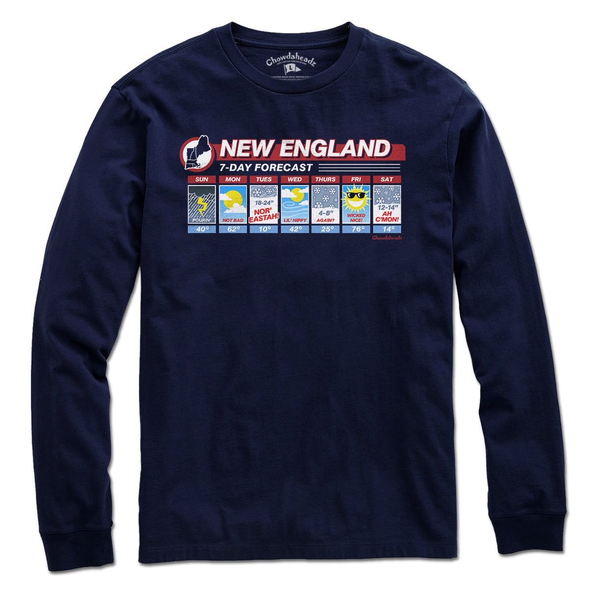 New England Weather T-Shirt product image 6