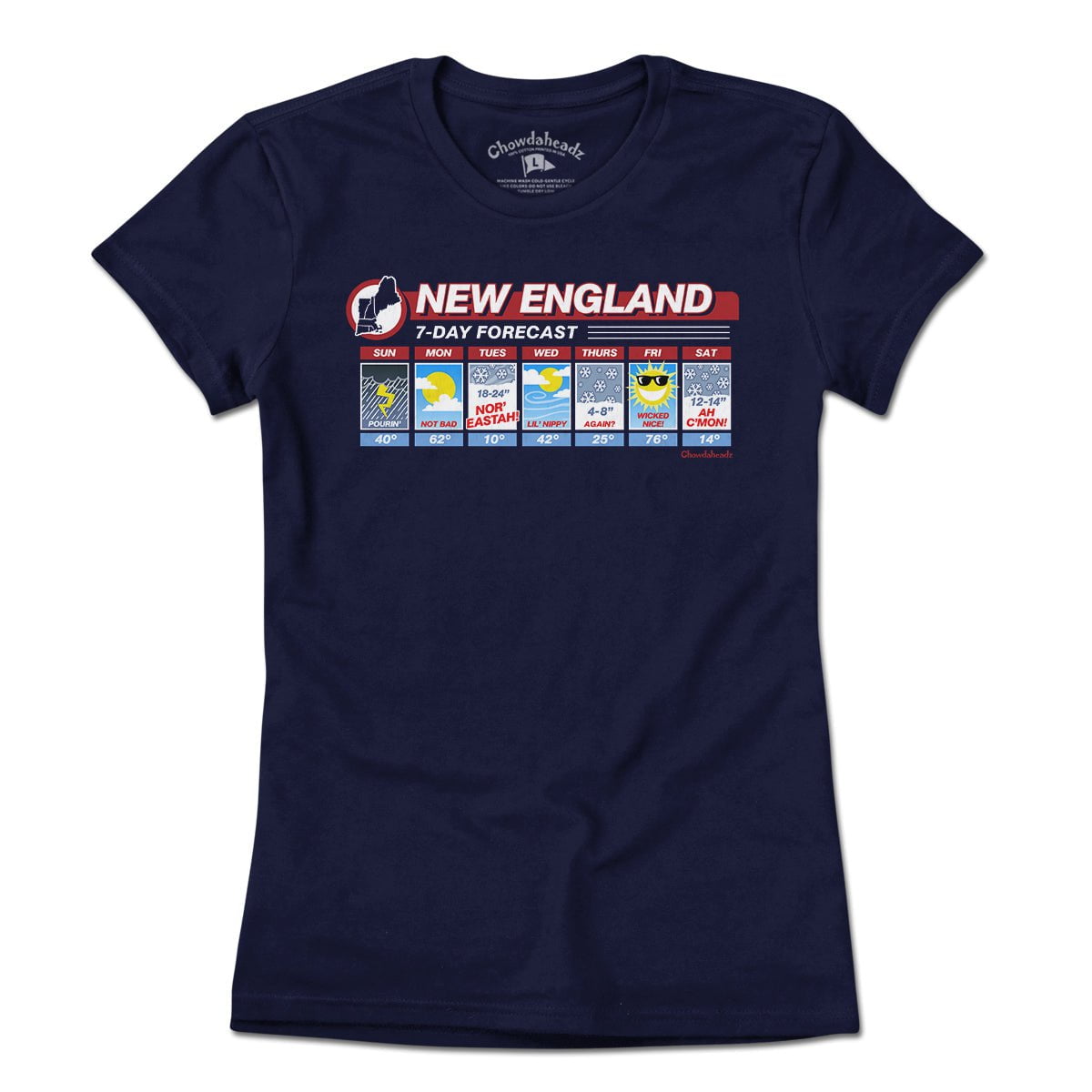 New England Weather T-Shirt product image 7