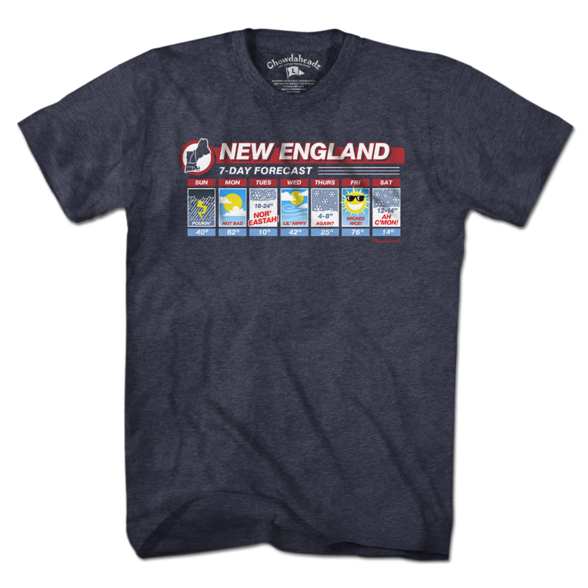 New England Weather T-Shirt product image 3
