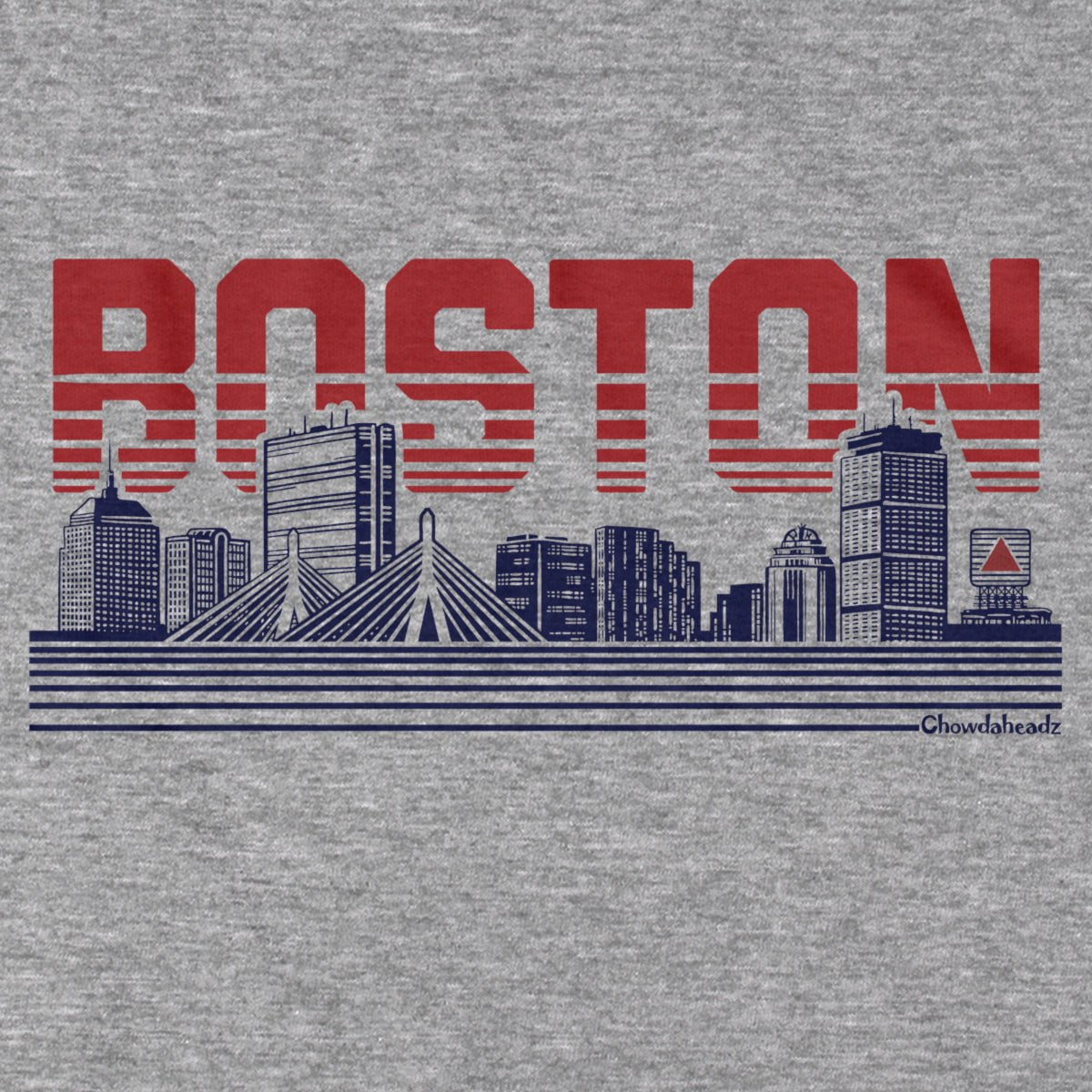 Boston Lined Cityscape T-Shirt product image 2