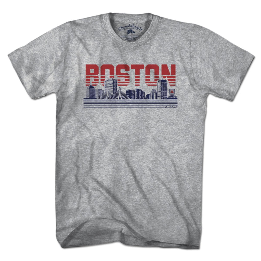 Boston Lined Cityscape T-Shirt product image 1