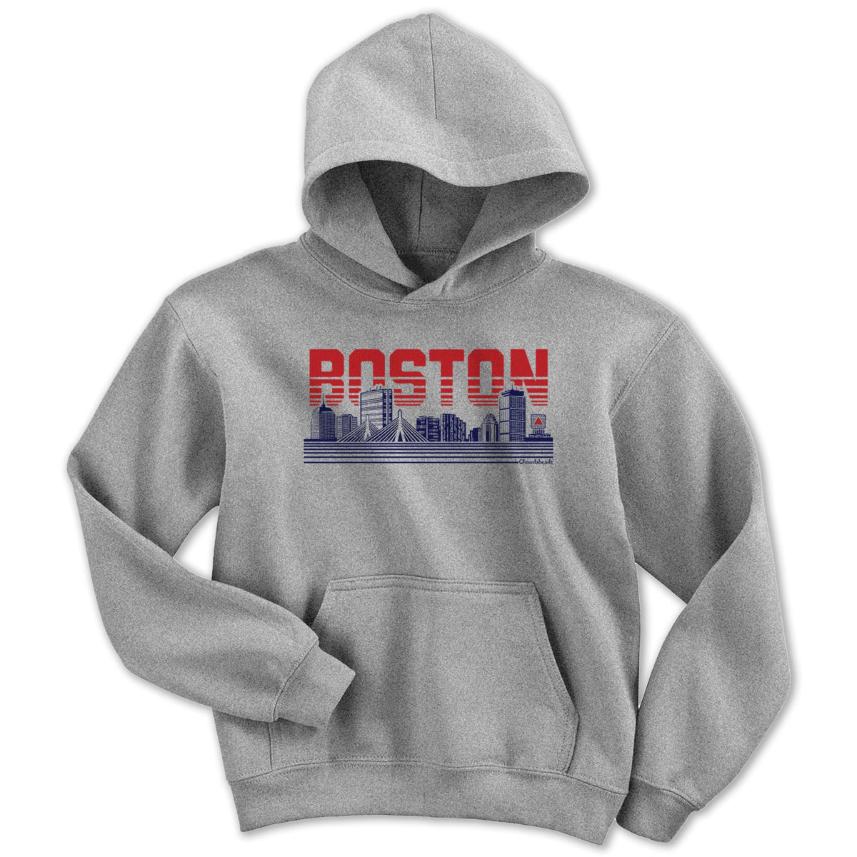 Boston Lined Cityscape Youth Hoodie product image 1