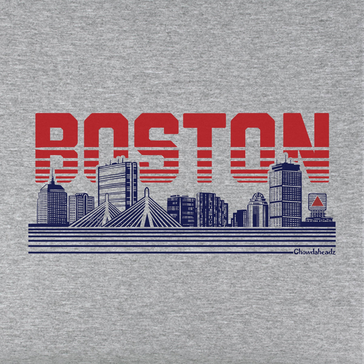 Boston Lined Cityscape Youth Hoodie product image 2