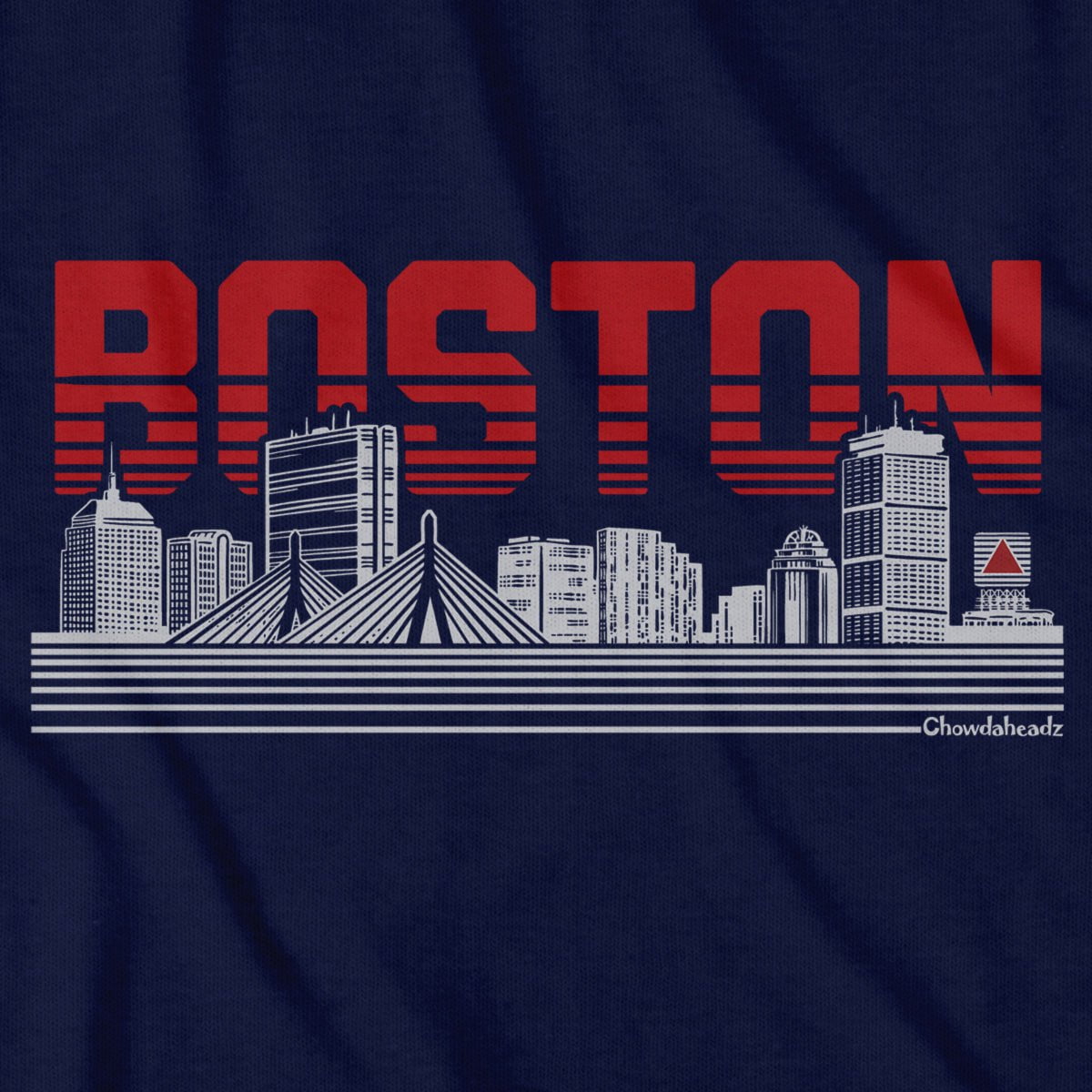 Boston Lined Cityscape T-Shirt product image 6
