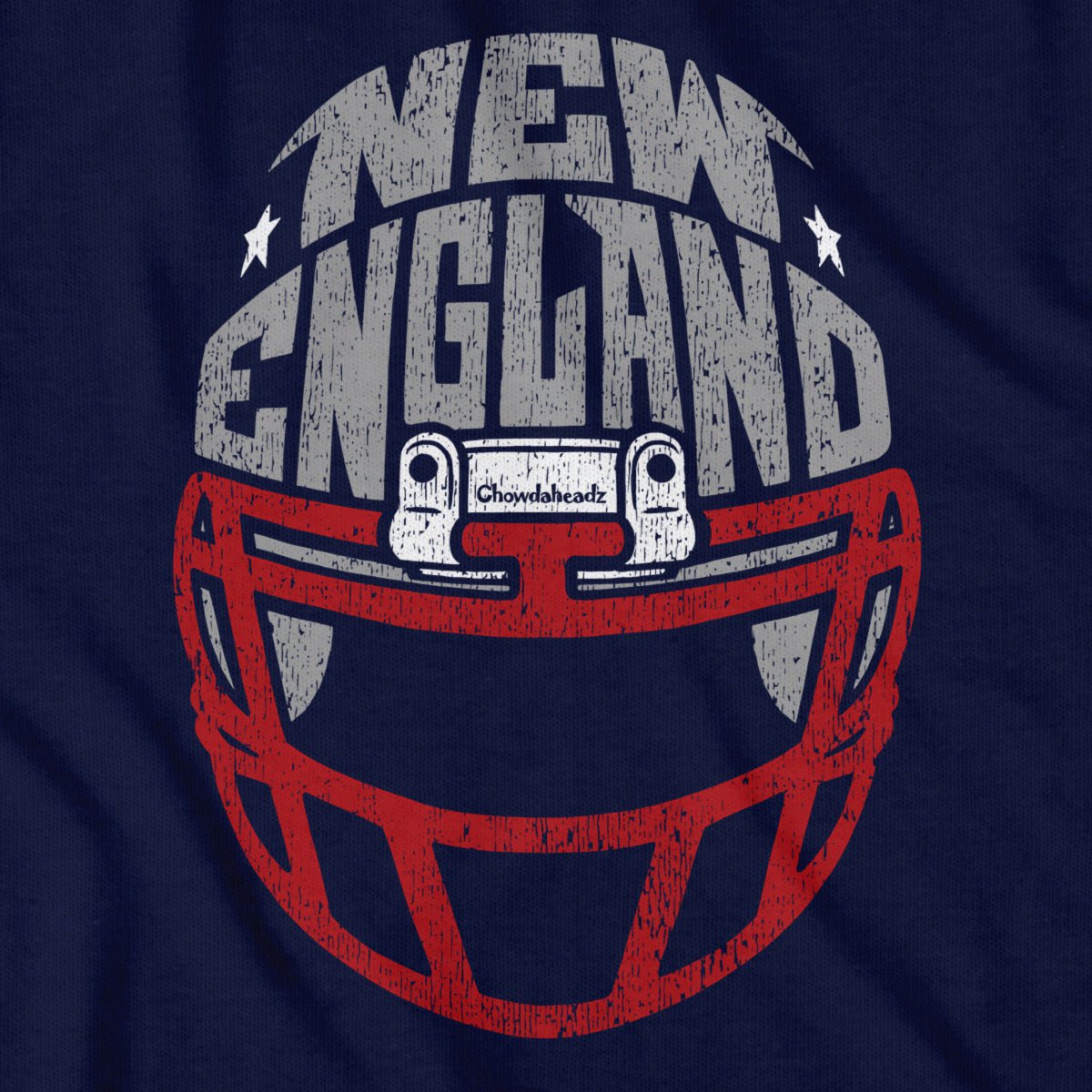New England Football Helmet T-Shirt product image 2