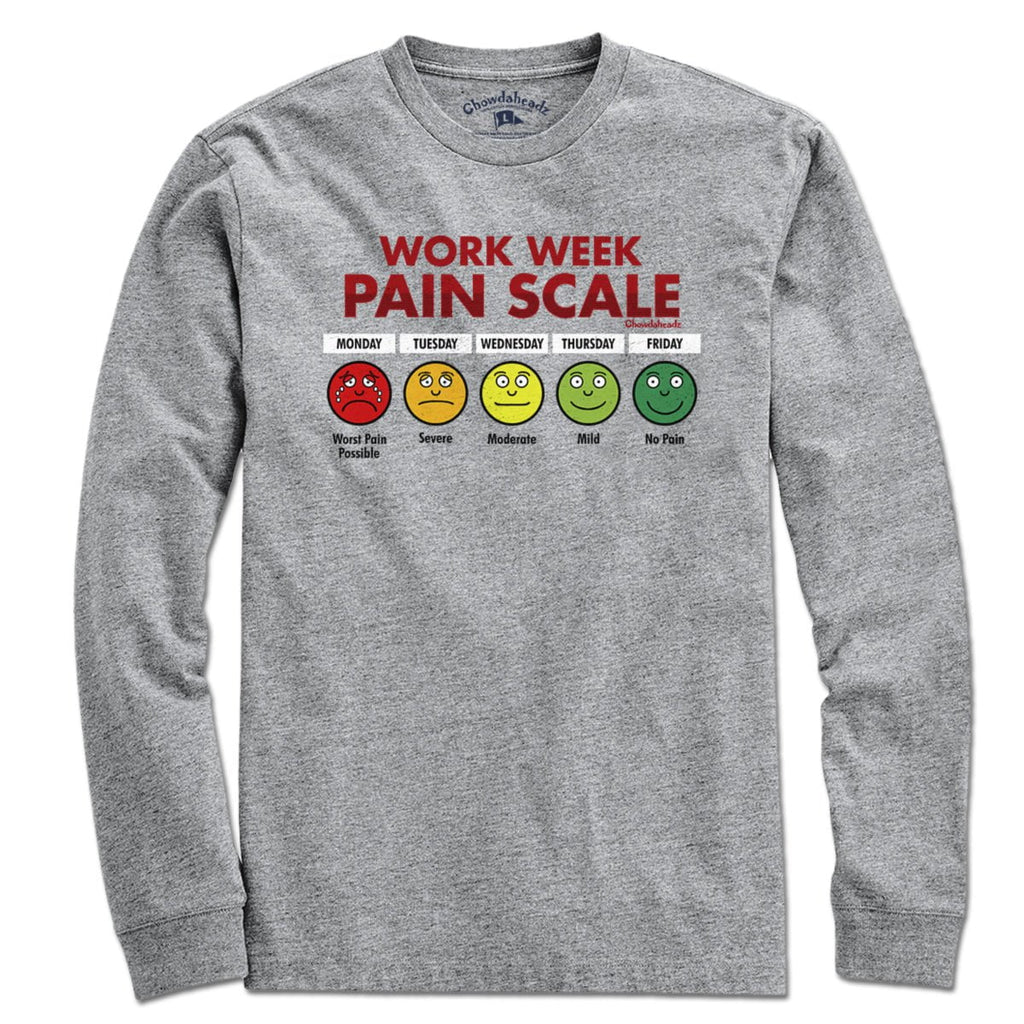 Work Week Pain Scale T-Shirt product image 3