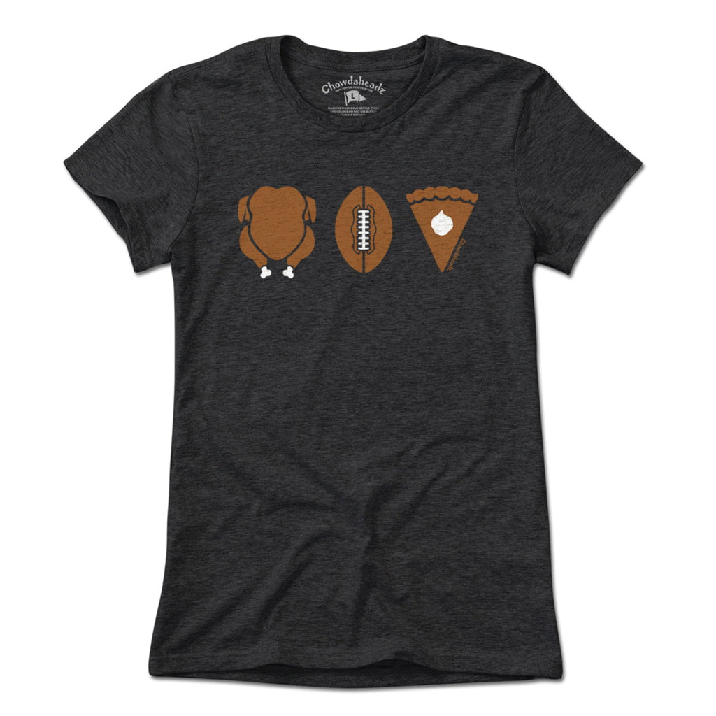 Turkey Football Pie Thanksgiving T-Shirt product image 8