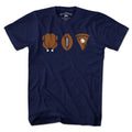 Turkey Football Pie Thanksgiving T-Shirt product image 1