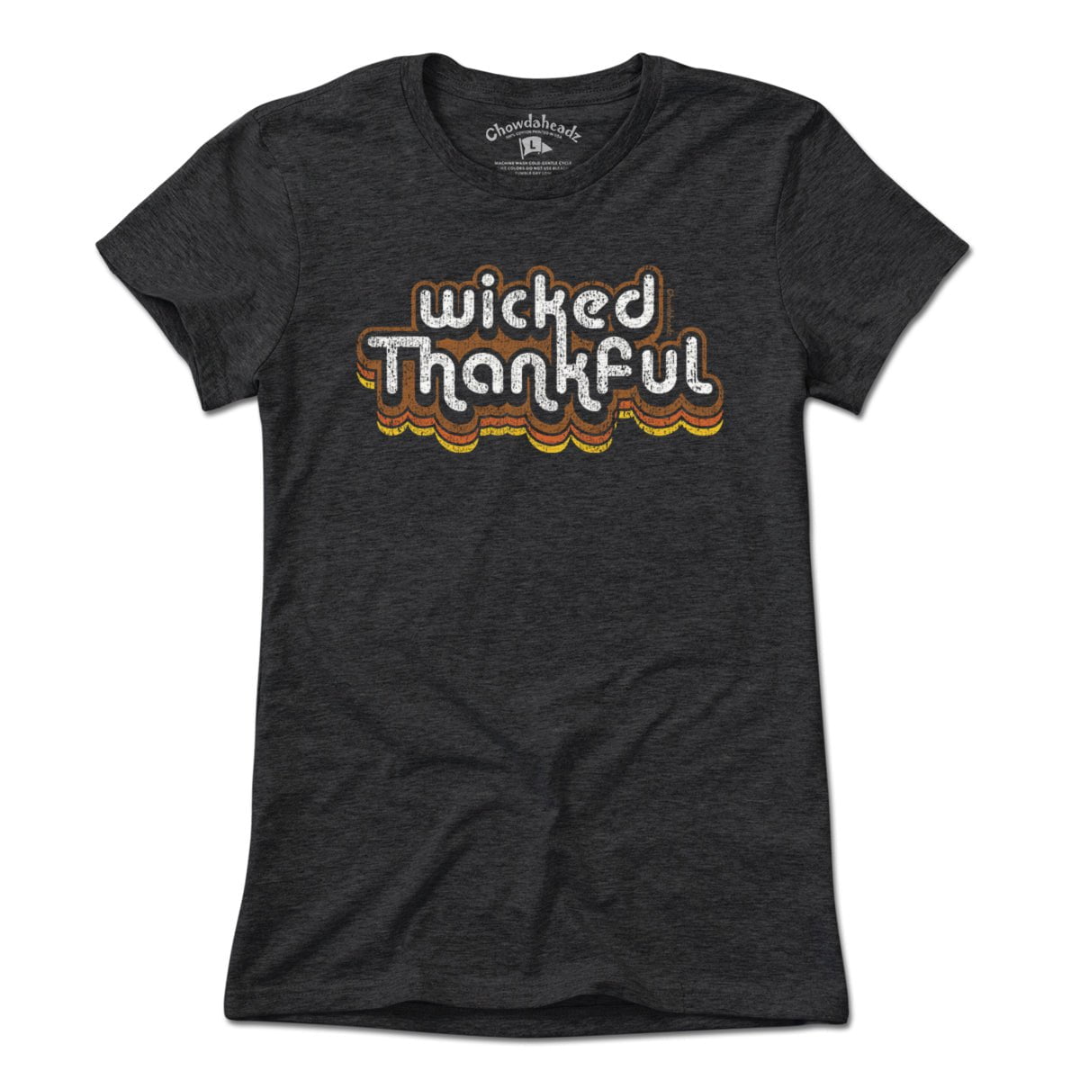 Wicked Thankful Retro Thanksgiving T-Shirt product image 4