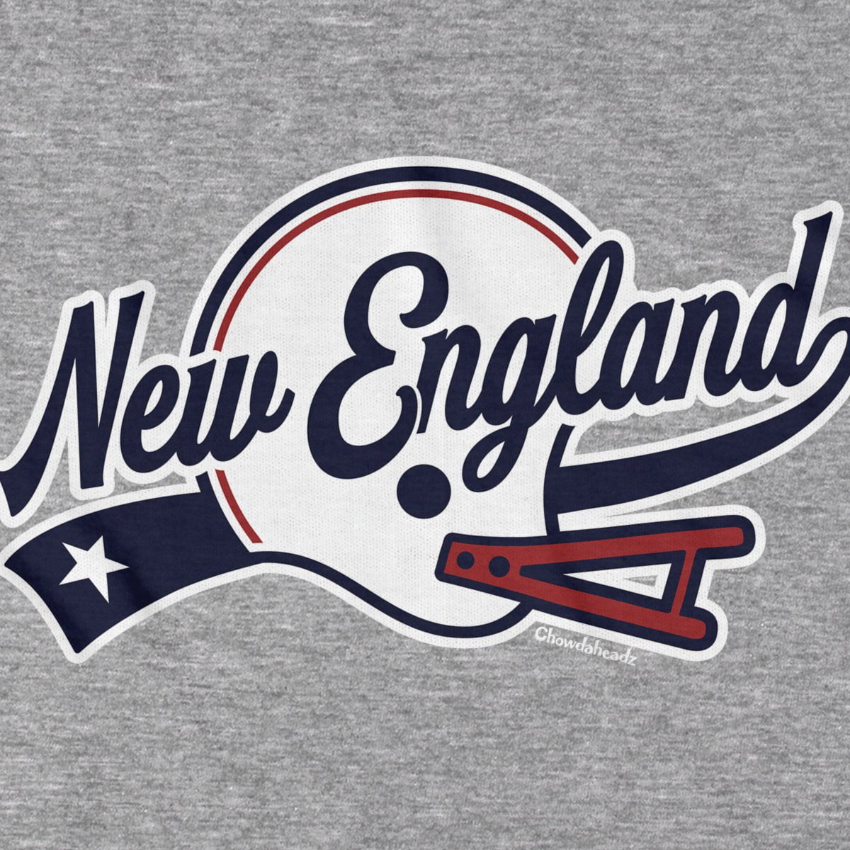New England Helmet Script T-Shirt product image 2
