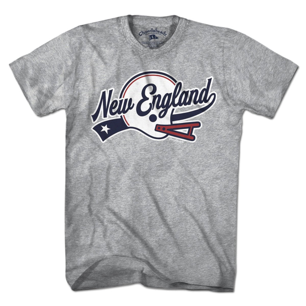 New England Helmet Script T-Shirt product image 1