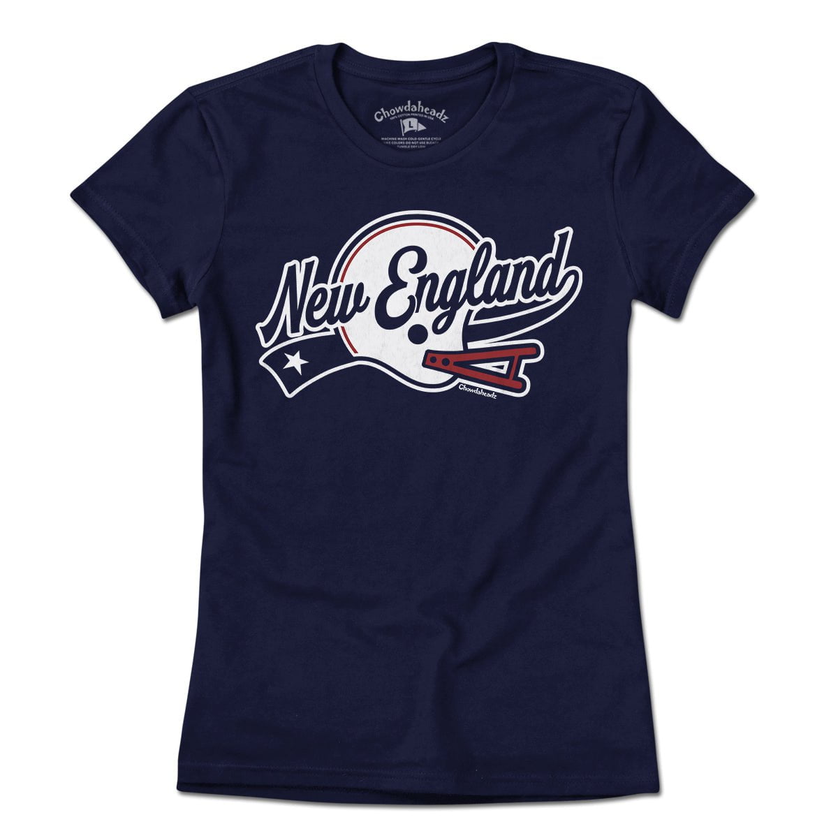 New England Helmet Script T-Shirt product image 8
