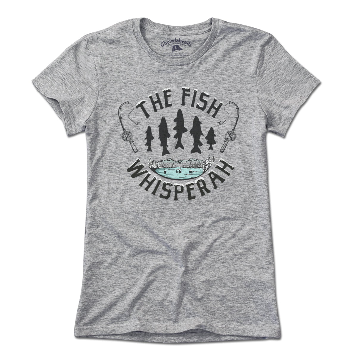 The Ice Fishing Whisperaah T-Shirt product image 3