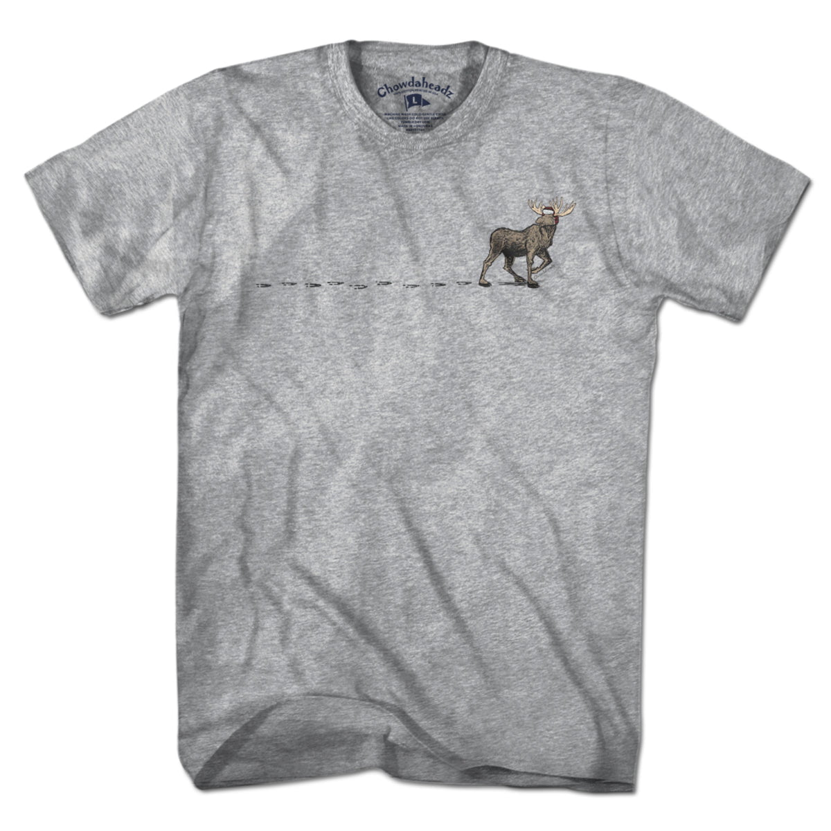 Winter Moose Tracks T-Shirt product image 1