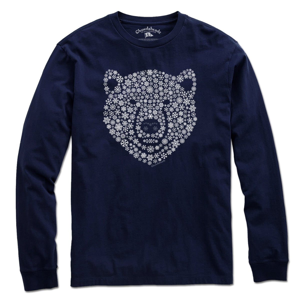 Snowflake Polar Bear Face T-Shirt product image 3