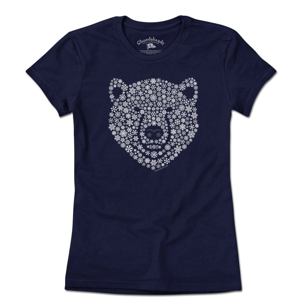 Snowflake Polar Bear Face T-Shirt product image 4