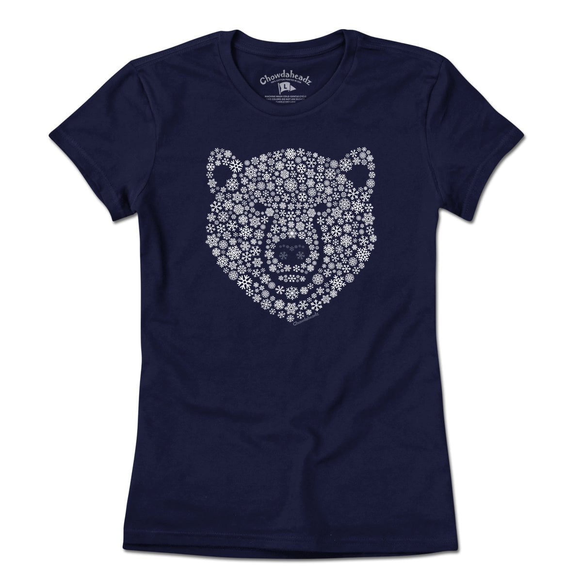 Snowflake Polar Bear Face T-Shirt product image 4