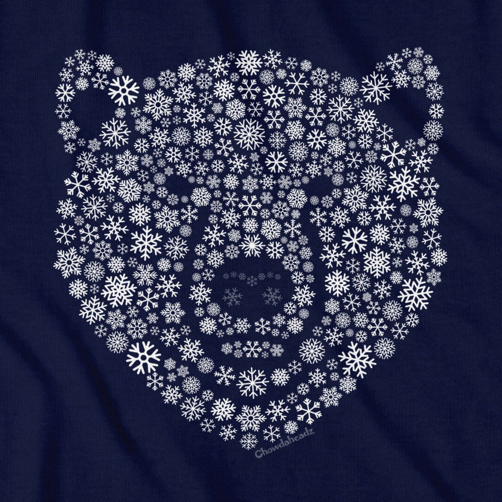 Snowflake Polar Bear Face T-Shirt product image 2