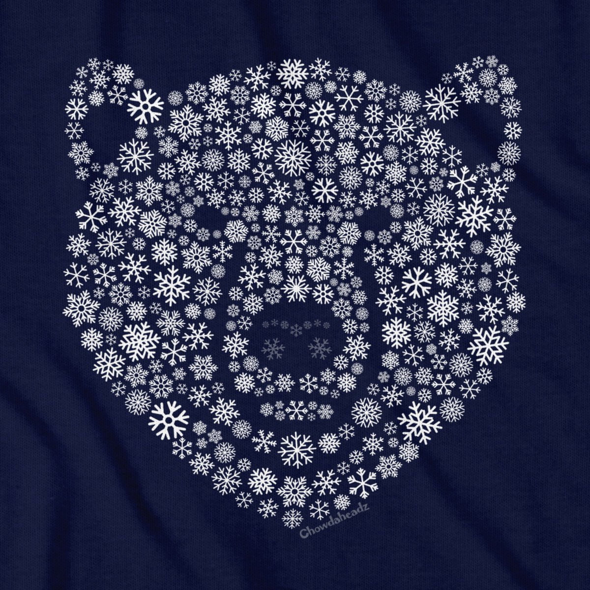 Snowflake Polar Bear Face T-Shirt product image 2