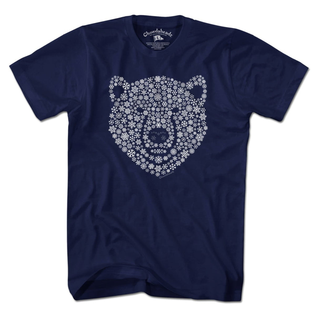 Snowflake Polar Bear Face T-Shirt product image 1