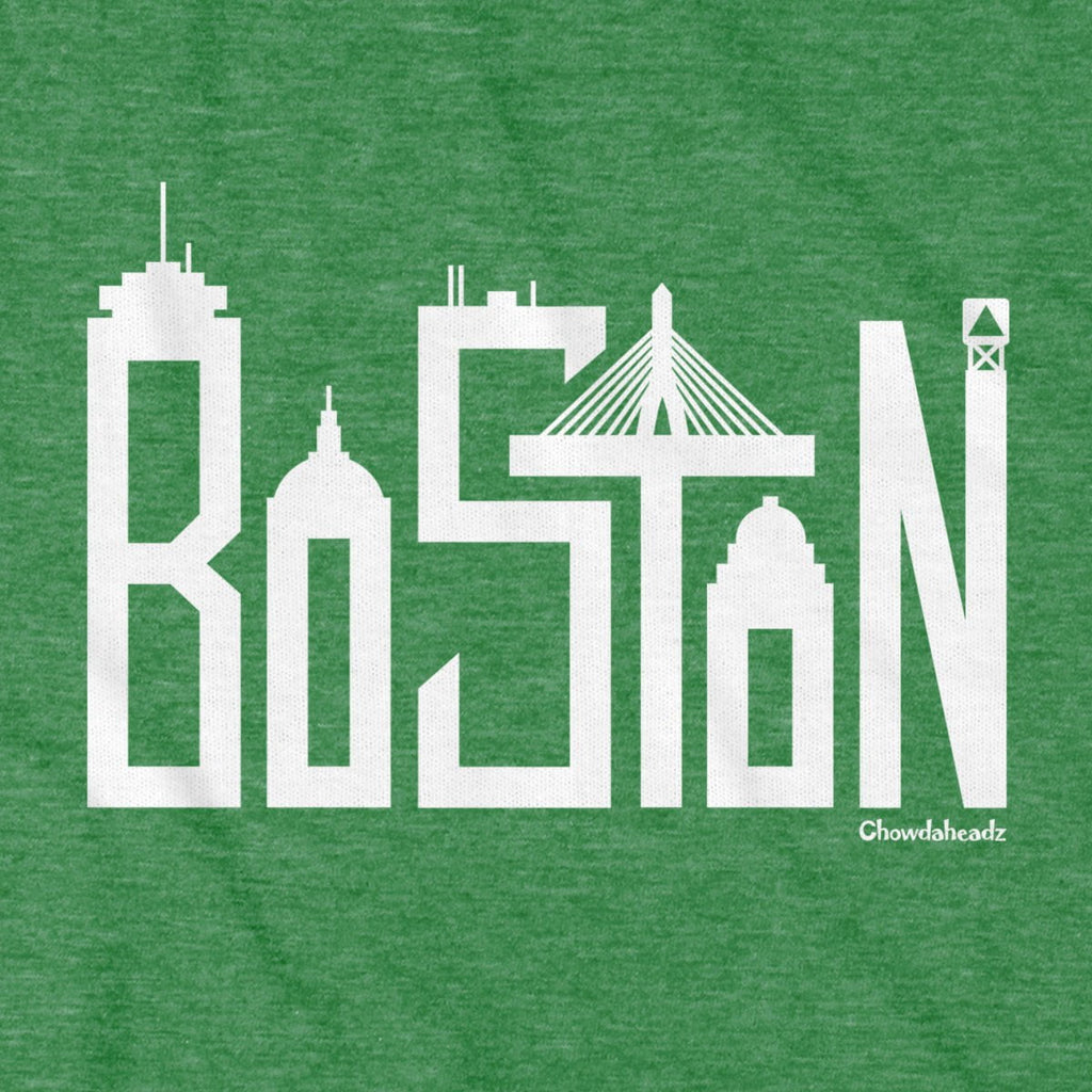 Boston Team Skyline Letters T-shirt product image 2