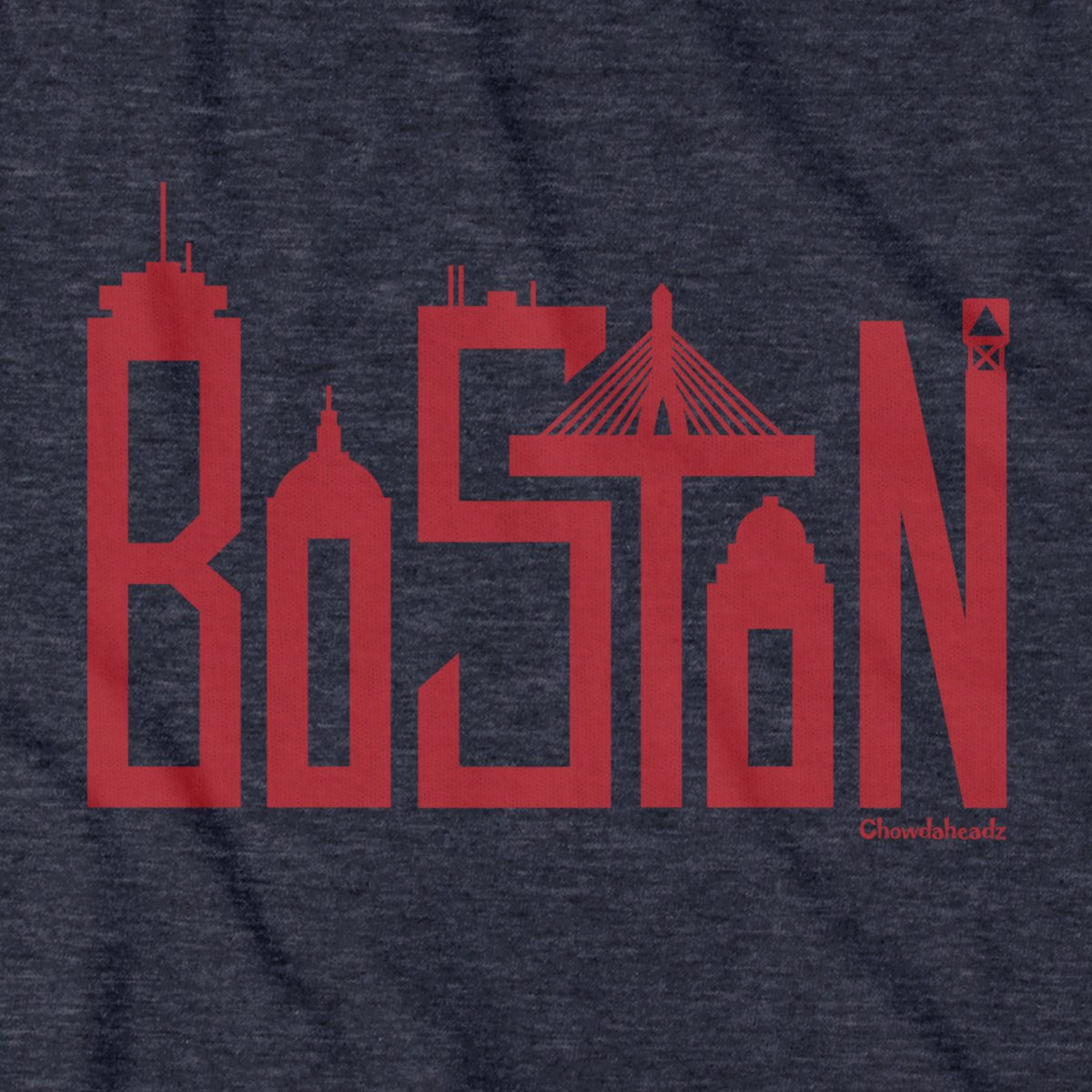 Boston Team Skyline Letters T-shirt product image 9