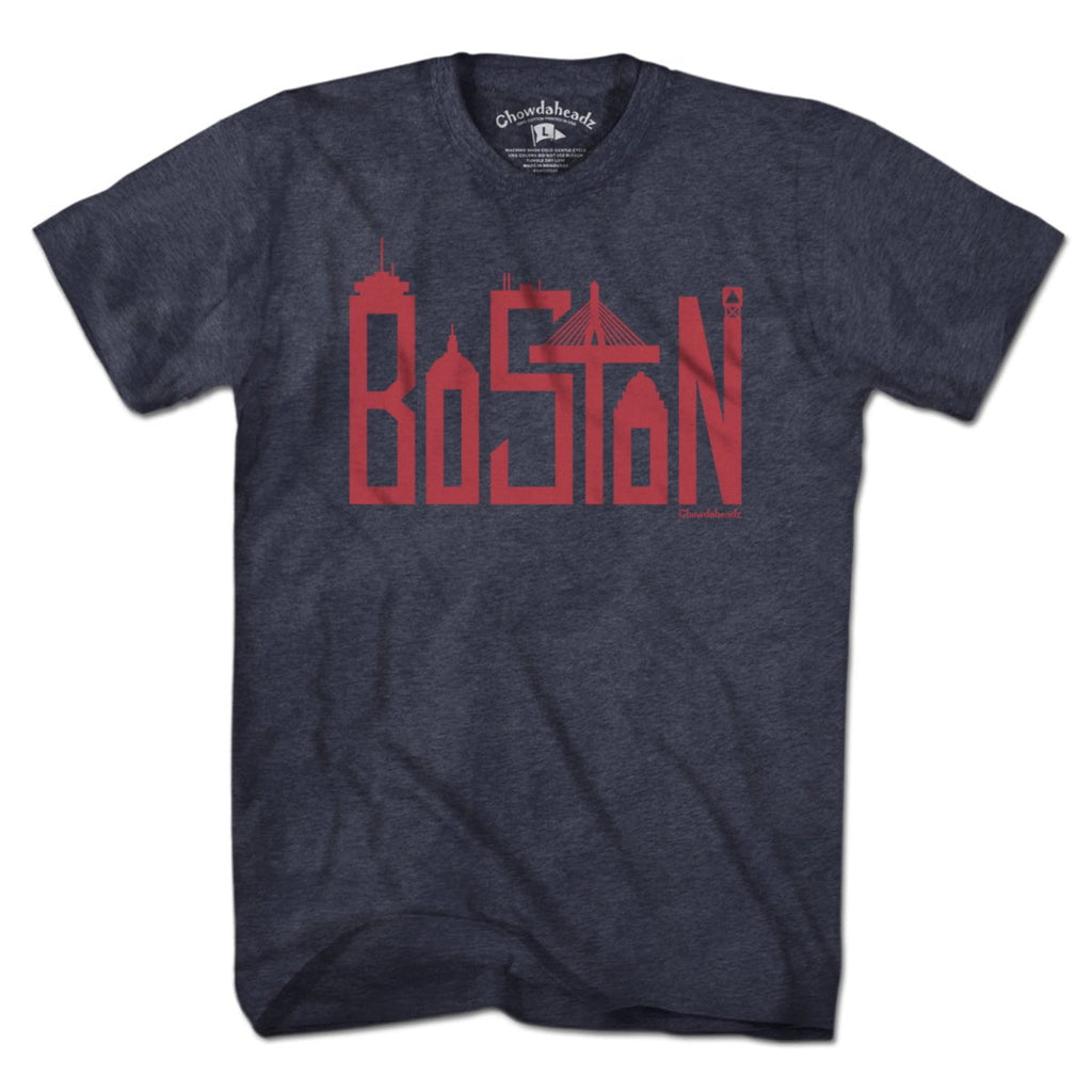 Boston Team Skyline Letters T-shirt product image 8