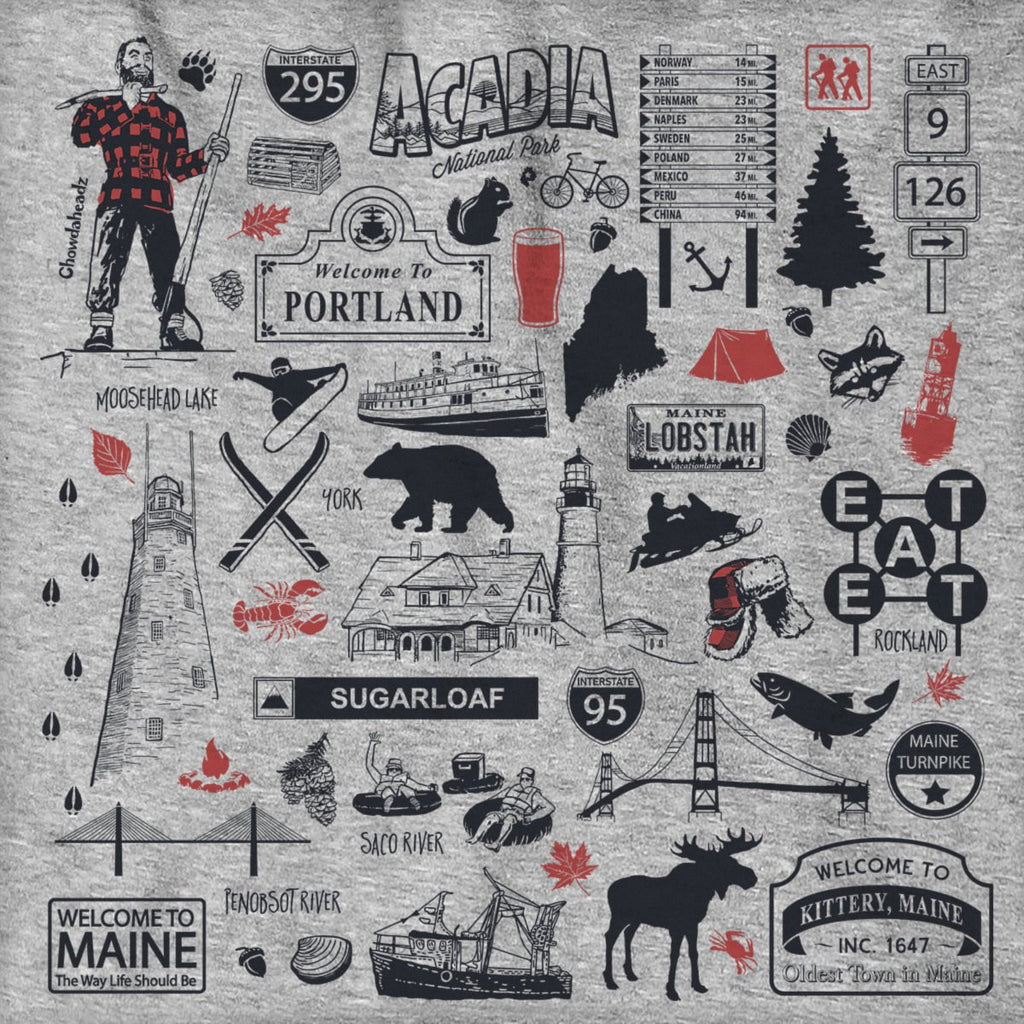 Maine Tourist Attraction Hoodie product image 2