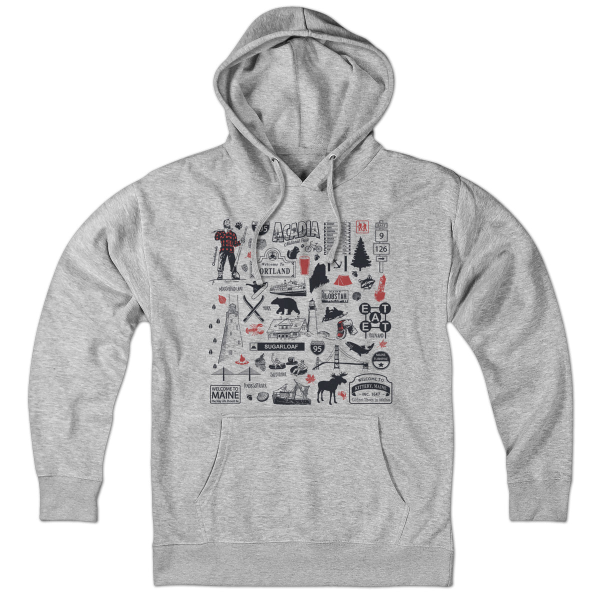 Maine Tourist Attraction Hoodie product image 1