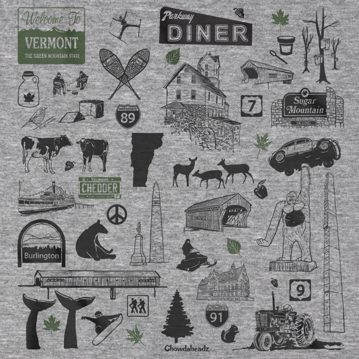 Vermont Tourist Attraction T-Shirt product image 2