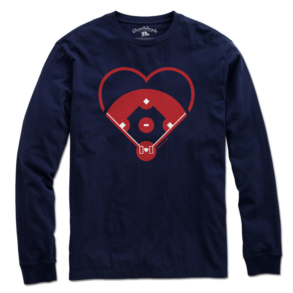Baseball Diamond Heart T-Shirt product image 4