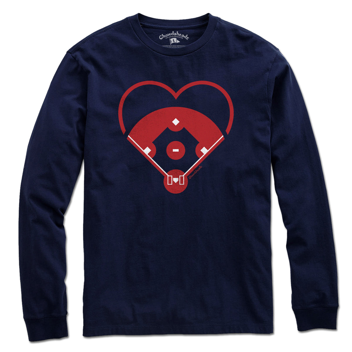 Baseball Diamond Heart T-Shirt product image 4