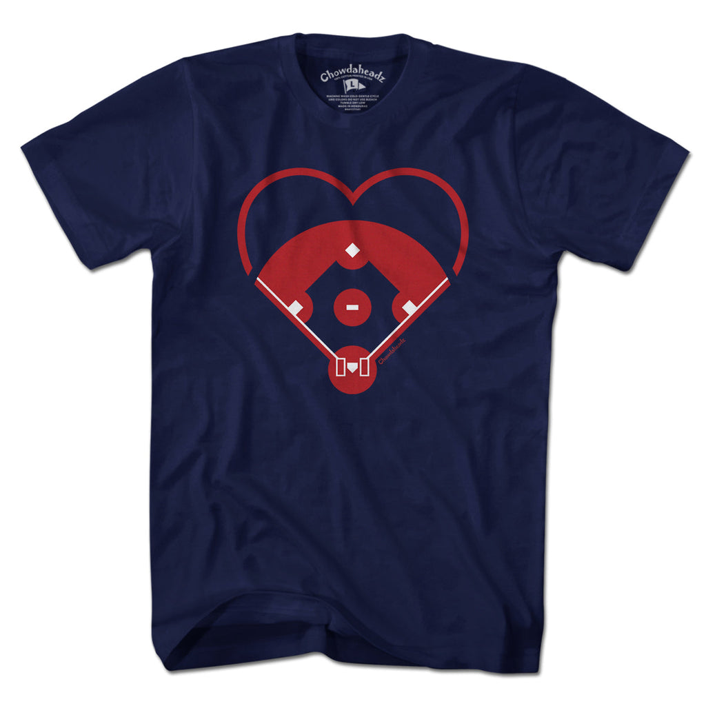Baseball Diamond Heart T-Shirt product image 3