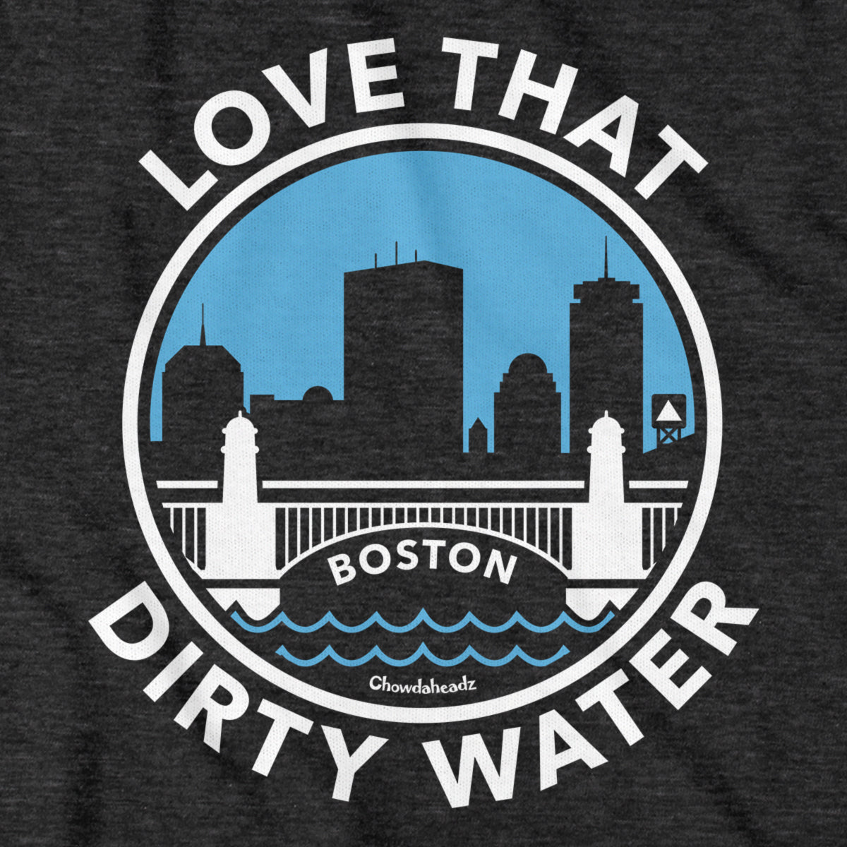 Love That Dirty Water Skyline Seal T-Shirt product image 2