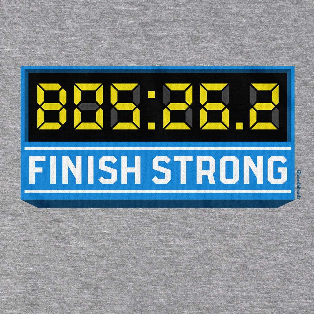 Finish Strong Marathon Time Clock T-Shirt product image 6