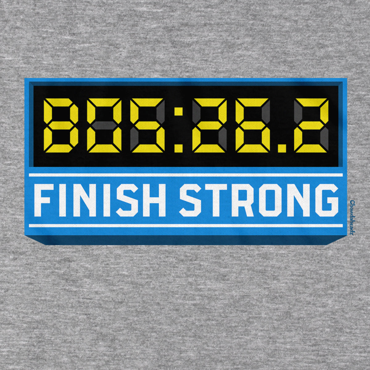 Finish Strong Marathon Time Clock T-Shirt product image 6