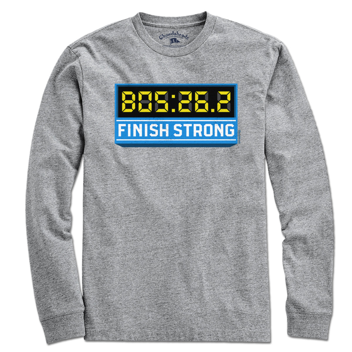 Finish Strong Marathon Time Clock T-Shirt product image 7