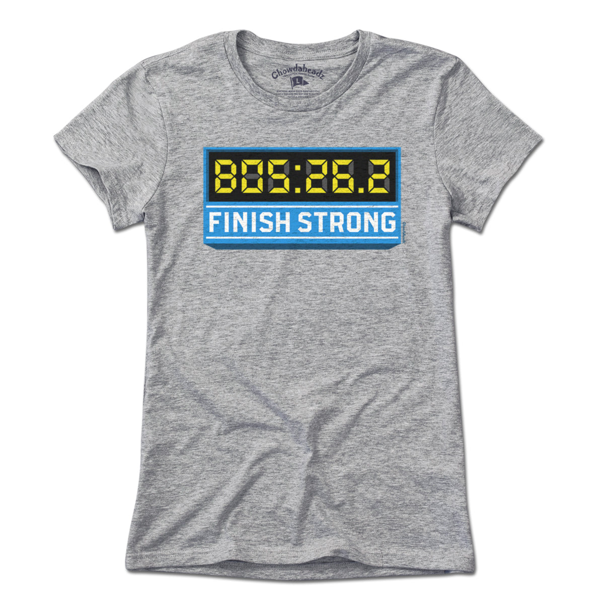 Finish Strong Marathon Time Clock T-Shirt product image 8