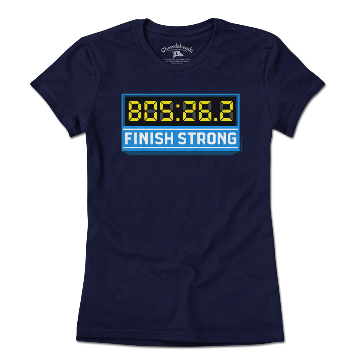 Finish Strong Marathon Time Clock T-Shirt product image 4