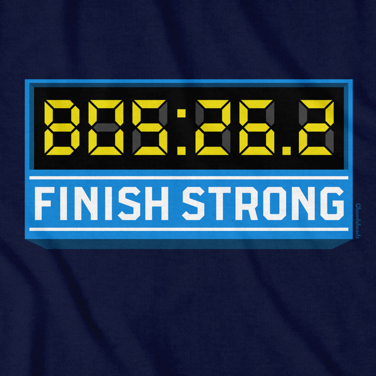 Finish Strong Marathon Time Clock T-Shirt product image 2