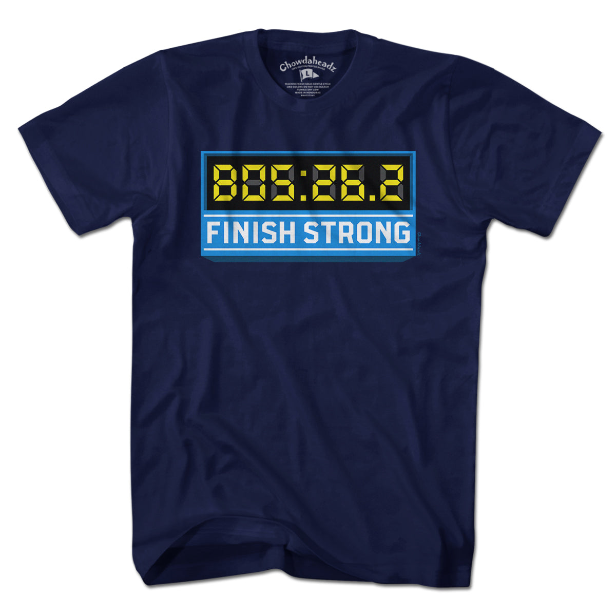Finish Strong Marathon Time Clock T-Shirt product image 1