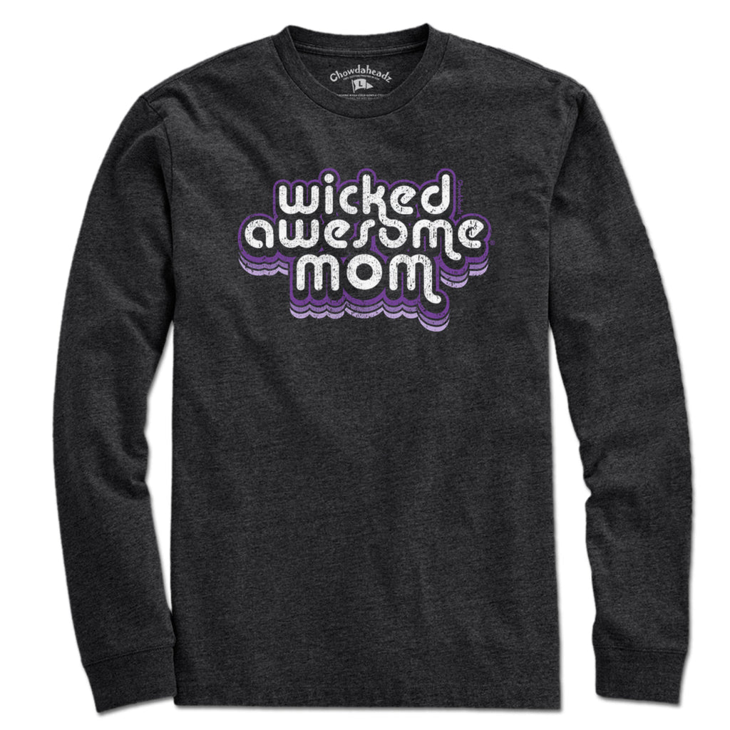 Wicked Awesome Mom Retro T-Shirt product image 7