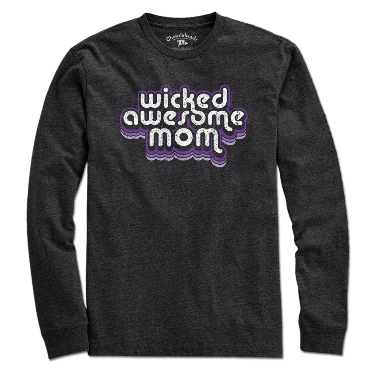Wicked Awesome Mom Retro T-Shirt product image 7