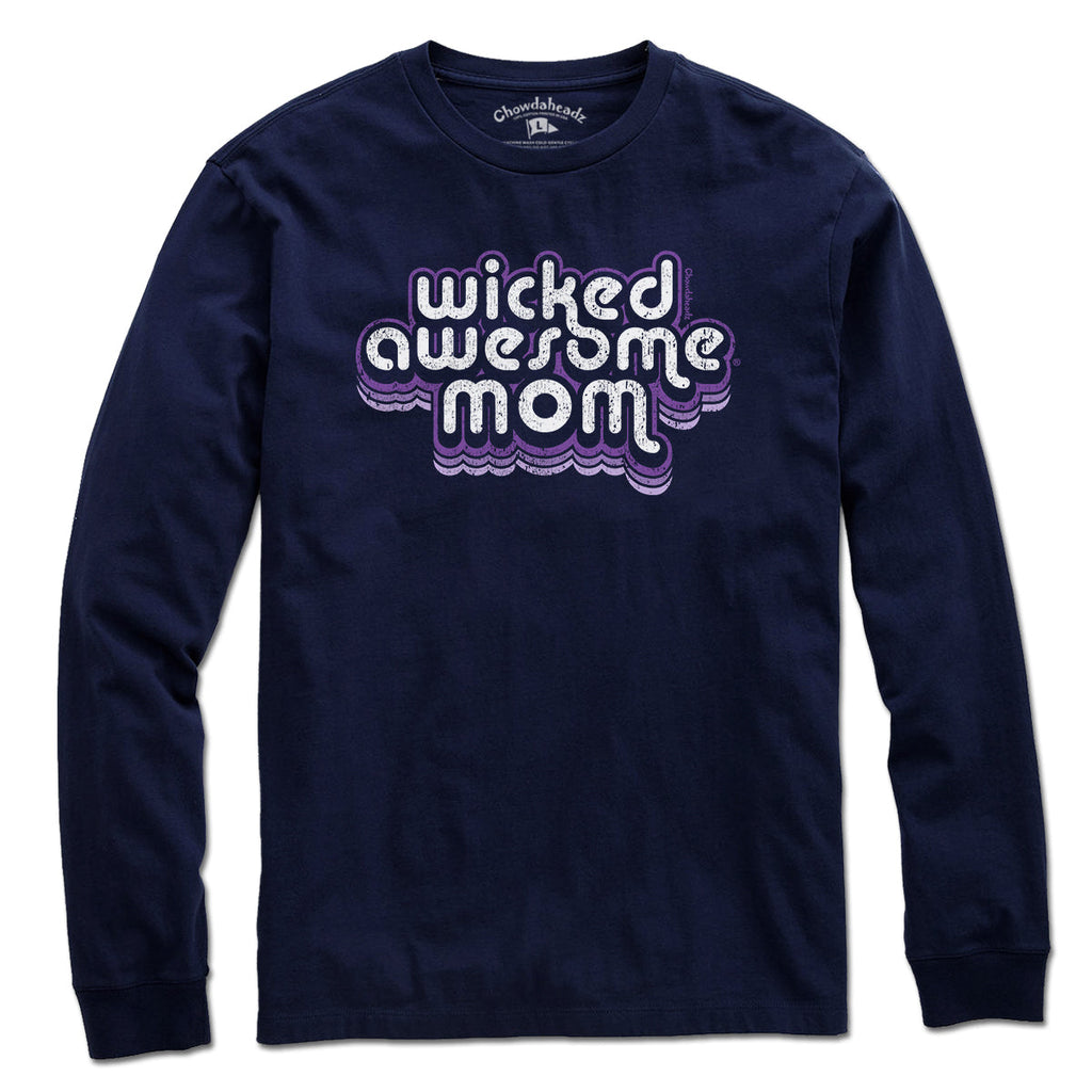 Wicked Awesome Mom Retro T-Shirt product image 4