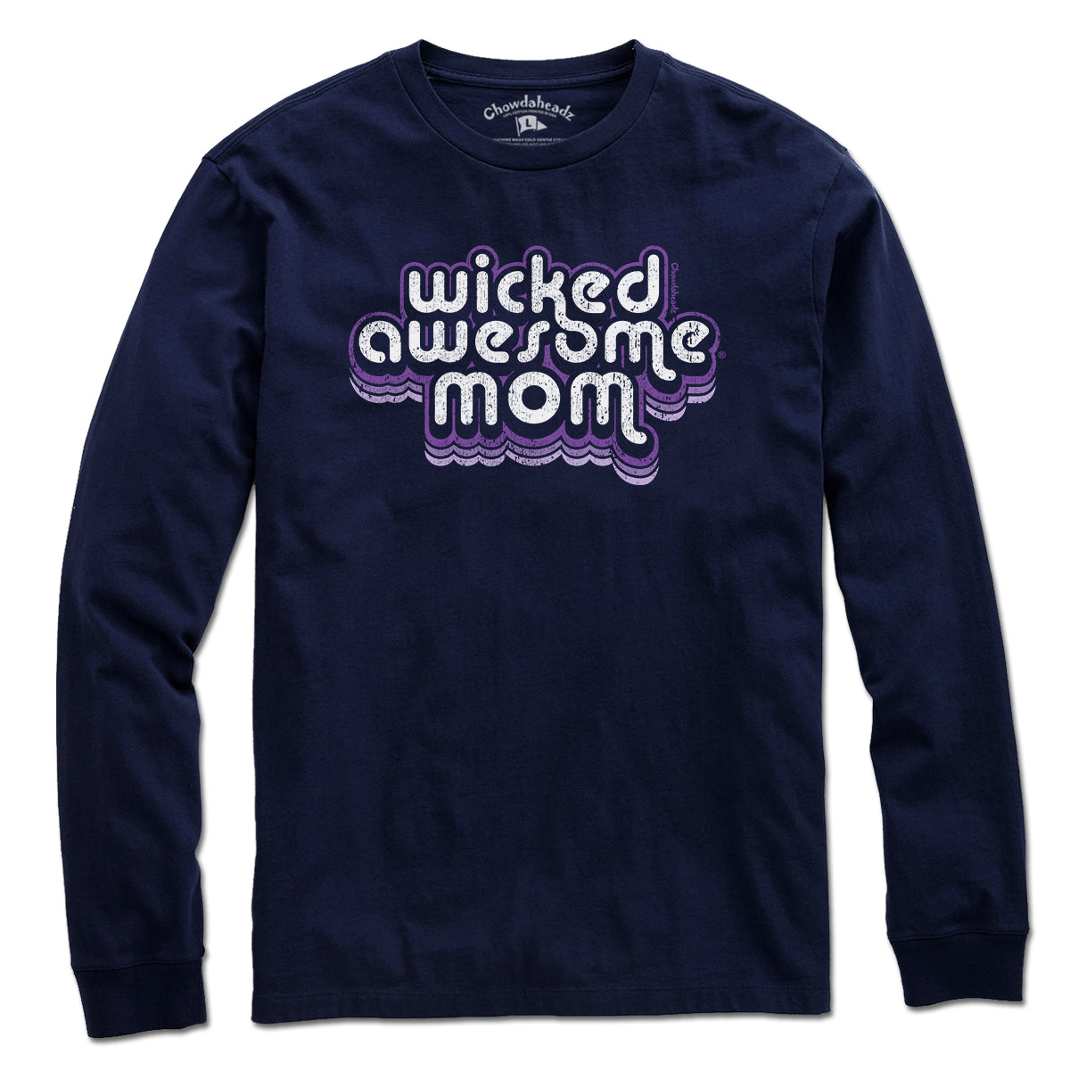 Wicked Awesome Mom Retro T-Shirt product image 4