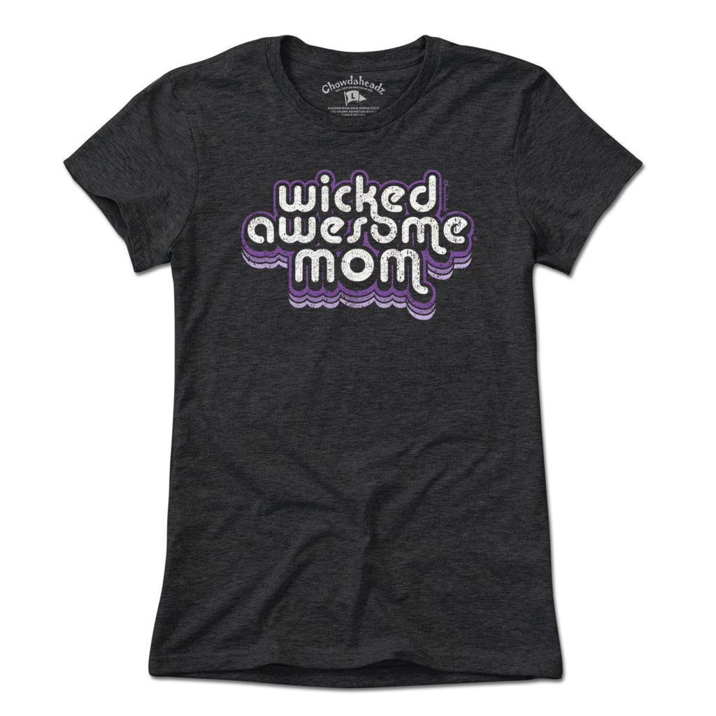 Wicked Awesome Mom Retro T-Shirt product image 5